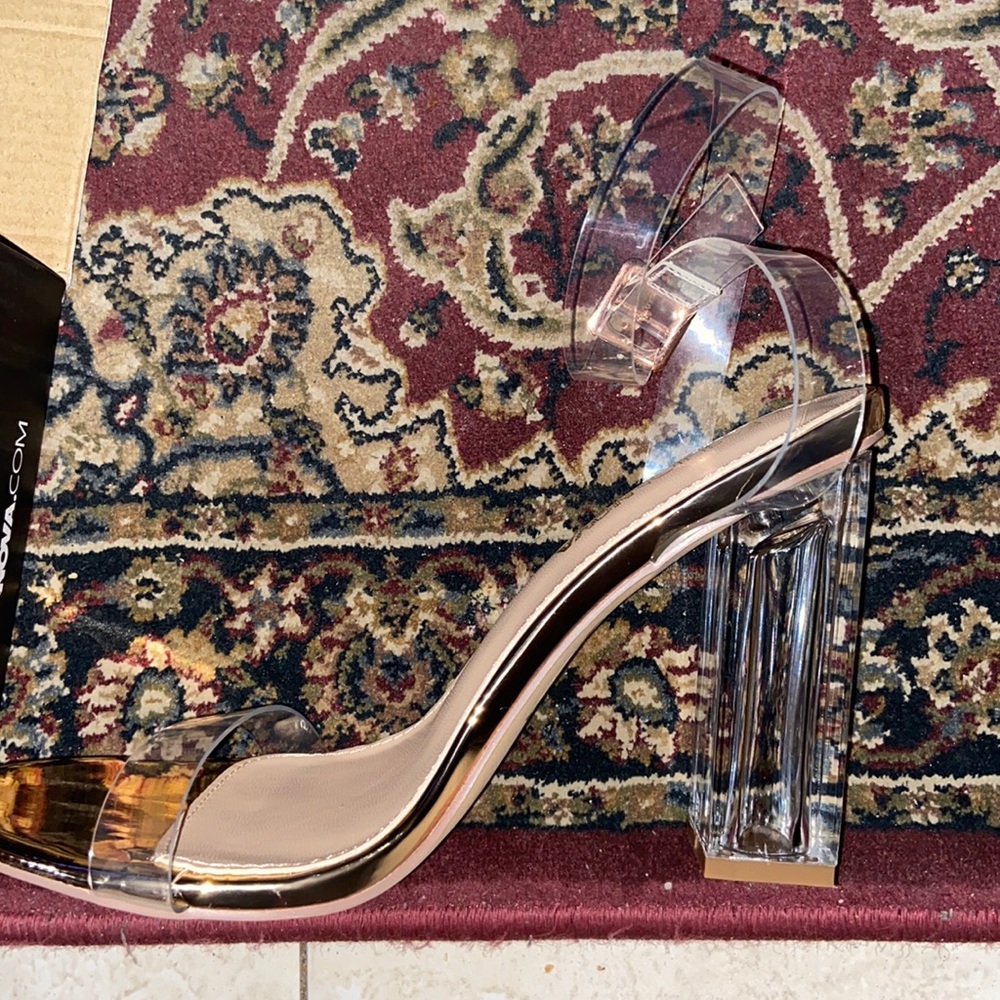 Fashion Nova Glass Slipper clear heels